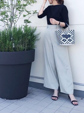 「H/standard（アッシュ・スタンダード）のアイテム」を使った、minminmaaaさん（レディース・168cm）の春コーディネート