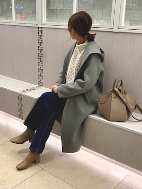 「STUNNING LURE（スタニングルアー）のアイテム（ジャケット/アウター）」を使った、minminmaaaさん（レディース・168cm）の冬コーディネート
