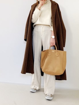 「アイテム（アクセサリー、その他）」を使った、minminmaaaさん（レディース・168cm）の冬コーディネート