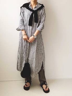 「VERMEIL par iena（ヴェルメイユパーイエナ）のアイテム」を使った、minminmaaaさん（レディース・168cm）の春コーディネート