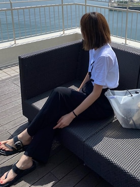 「VERMEIL par iena（ヴェルメイユパーイエナ）のアイテム」を使った、minminmaaaさん（レディース・168cm）の夏コーディネート