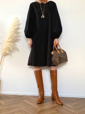 「merlette（マーレット）のアイテム」を使った、minminmaaaさん（レディース・168cm）の秋コーディネート