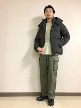 「orcival」｜「アイテム（ダウンジャケット/コート）」を使った、Bshop 伊藤さん（メンズ・173cm）の夏コーディネート