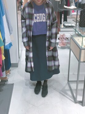 natsumiさんの「KBF コットンロングスカート」を使ったコーディネート