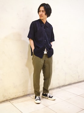 Ryota Yamotoさん（メンズ・170cm）の春コーディネート