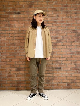 「halo commodity（ハロ　コモディティー）のアイテム（キャップ）」を使った、Ryota Yamotoさん（メンズ・170cm）の春コーディネート