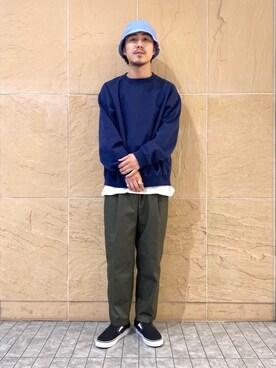 「Maple（メープル）のアイテム」を使った、Ryota Yamotoさん（メンズ・170cm）の春コーディネート