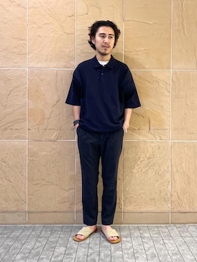 「ITTI（イッチ）のアイテム（アクセサリー）」を使った、Ryota Yamotoさん（メンズ・170cm）の春コーディネート