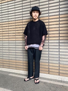 Ryota Yamotoさん（メンズ・170cm）の春コーディネート