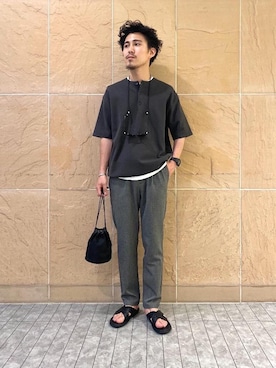 Ryota Yamotoさん（メンズ・170cm）の春コーディネート
