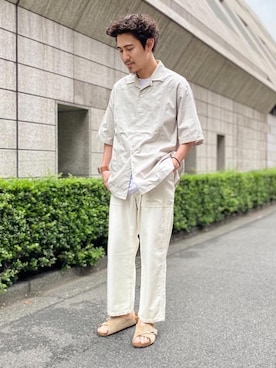 「ITTI（イッチ）のアイテム（アクセサリー）」を使った、Ryota Yamotoさん（メンズ・170cm）の春コーディネート