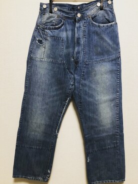 「Levi's（リーバイス）のアイテム（デニムパンツ、ブルー系）」を使った、かんさん（メンズ）の春コーディネート