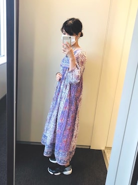 「Another Edition（アナザーエディション）のアイテム（ワンピース/ドレス）」を使った、monさん（レディース・155cm）の夏コーディネート