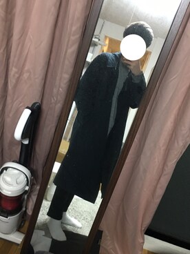 「アイテム（ステンカラーコート）」を使った、®️ENさん（メンズ・170cm・10代）の冬コーディネート