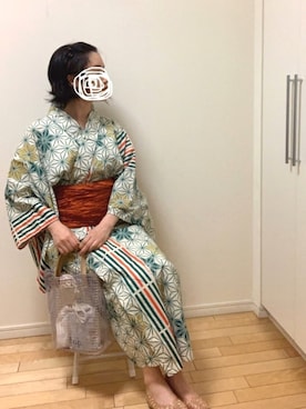 「祭り」｜「アイテム（ワンピース/ドレス）」を使った、wear_ufさん（レディース・153cm）の夏コーディネート
