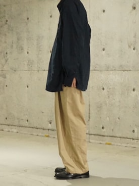 「URBAN RESEARCH（アーバンリサーチ）のアイテム（ローファー）」を使った、man______taさん（メンズ・165cm）の春コーディネート