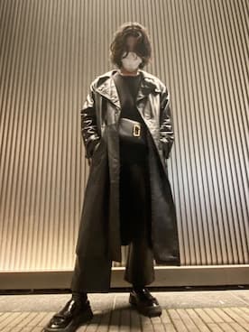 「MARC JACOBS（マークジェイコブス）のアイテム（バッグ）」を使った、takatowearさん（メンズ・178cm）の冬コーディネート