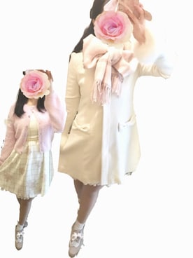 「LODISPOTTO（ロディスポット）のアイテム（ジャケット/アウター）」を使った、ちゅなさん（レディース・155cm）の冬コーディネート