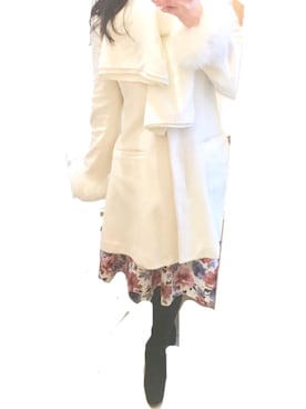 「LODISPOTTO（ロディスポット）のアイテム（ジャケット/アウター）」を使った、ちゅなさん（レディース・155cm）の冬コーディネート