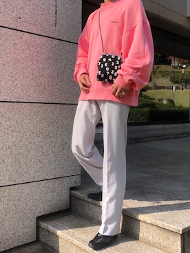 「ADER error」｜「アイテム（スラックス）」を使った、Yさん（メンズ・170cm）の冬コーディネート