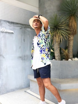 「アイテム（水着/着物・浴衣）」を使った、keigoyamazakiさん（メンズ・172cm）の夏コーディネート