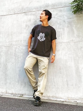 「ワークパンツ」｜keigoyamazakiさん（メンズ・172cm）の夏コーディネート