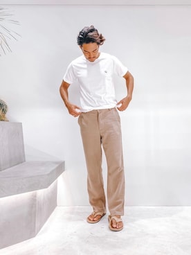 「#Re:room（リルーム）のアイテム」を使った、keigoyamazakiさん（メンズ・172cm）の夏コーディネート