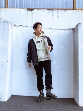 「#Re:room（リルーム）のアイテム」を使った、keigoyamazakiさん（メンズ・172cm）の冬コーディネート