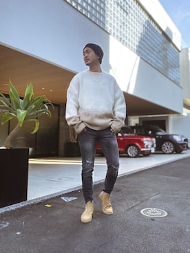 「#Re:room（リルーム）のアイテム」を使った、keigoyamazakiさん（メンズ・172cm）の冬コーディネート