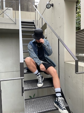 「#Re:room（リルーム）のアイテム」を使った、keigoyamazakiさん（メンズ・172cm）の春コーディネート