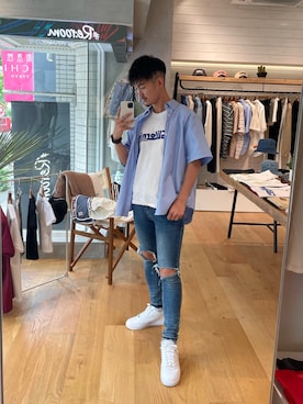 「#Re:room（リルーム）のアイテム」を使った、keigoyamazakiさん（メンズ・172cm）の春コーディネート