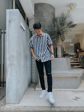 「#Re:room（リルーム）のアイテム」を使った、keigoyamazakiさん（メンズ・172cm）の春コーディネート