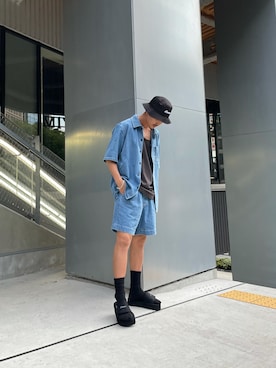 「#Re:room（リルーム）のアイテム」を使った、keigoyamazakiさん（メンズ・172cm）の夏コーディネート