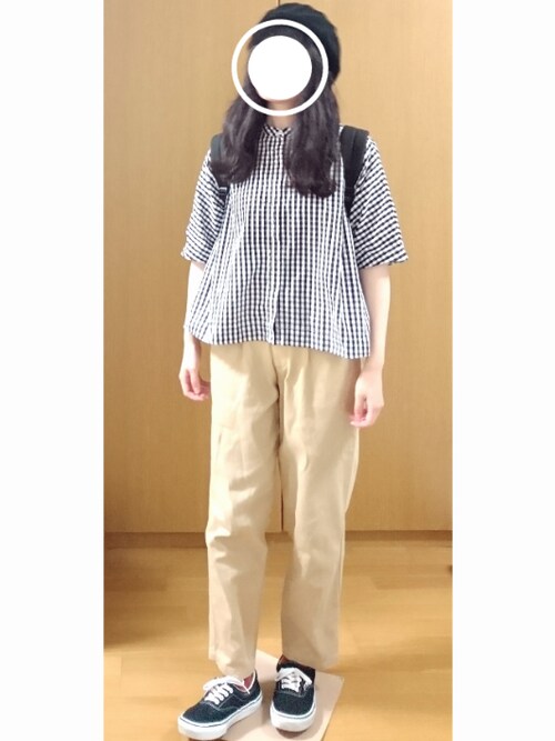 𝕜 𝕒 無印良品のシャツ ブラウスを使ったコーディネート Wear