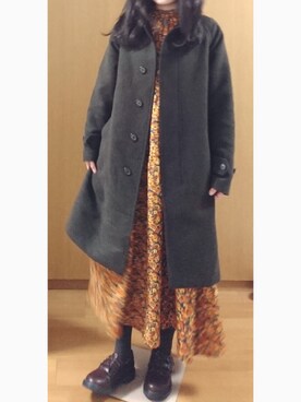 ワンピースを使った カラータイツ の人気ファッションコーディネート Wear