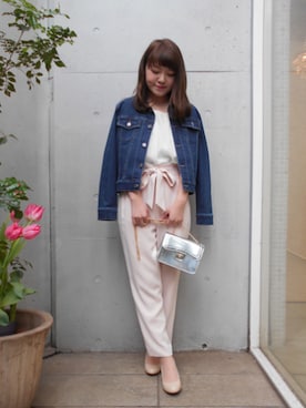 LAISSEPASSEプレスさん(レディース・155cm)の春コーディネート