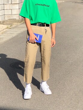 「H&M（エイチ・アンド・エム）のアイテム（リング）」を使った、mahiroさん（メンズ・176cm）の秋コーディネート
