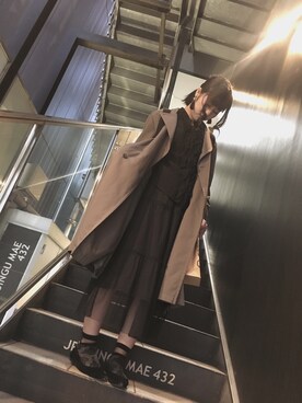 「LONDONFOG（ロンドンフォグ）のアイテム（ジャケット/アウター、その他）」を使った、ゆづさん（レディース・167cm）の春コーディネート