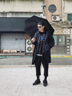 「ELEMENT（エレメント）のアイテム」を使った、AshWangさん（メンズ・176cm）の春コーディネート