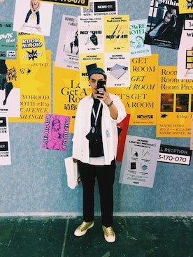 「Chrome Hearts」｜AshWangさん（メンズ・176cm）の夏コーディネート