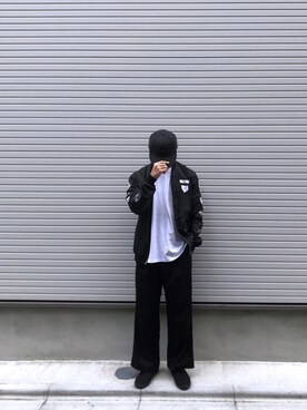 「ストリート服が好き」｜「アイテム（ブルゾン）」を使った、HiYoさん（メンズ・175cm）の秋コーディネート