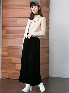 「リラックスパンツ」｜「アイテム（その他）」を使った、INGNI STORE(イングストア）さん（レディース・171cm）の冬コーディネート