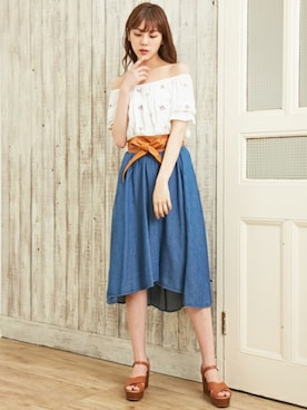 「アイテム（その他）」を使った、INGNI STORE(イングストア）さん（レディース・171cm）の夏コーディネート