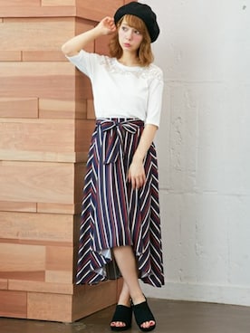 「おとなっぽい」｜INGNI STORE(イングストア）さん（レディース・153cm）の秋コーディネート