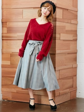 「肌見せ」｜INGNI STORE(イングストア）さん（レディース・153cm）の秋コーディネート