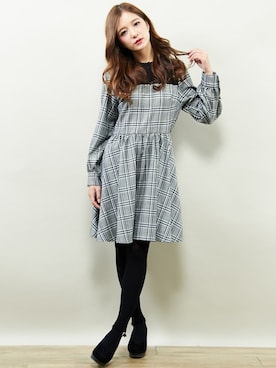 「肌見せ」｜INGNI STORE(イングストア）さん（レディース・158cm）の冬コーディネート