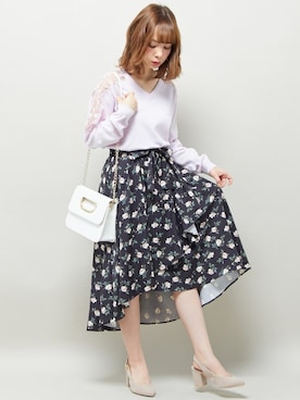 「おとなっぽい」｜INGNI STORE(イングストア）さん（レディース・153cm）の冬コーディネート