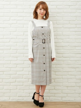 「ナロースカート」｜INGNI STORE(イングストア）さん（レディース・153cm）の冬コーディネート