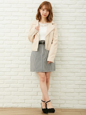 「肌見せ」｜INGNI STORE(イングストア）さん（レディース・153cm）の春コーディネート