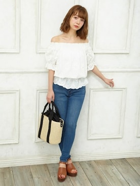 「肌見せ」｜INGNI STORE(イングストア）さん（レディース・153cm）の夏コーディネート